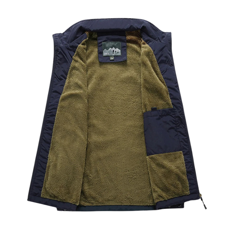 Warm Camping Fishing Vest Male Military Tactical Jacket Winter Fleece Hiking Coat Hunting Vest Waistcoat Man Thermal Clothes 5XL