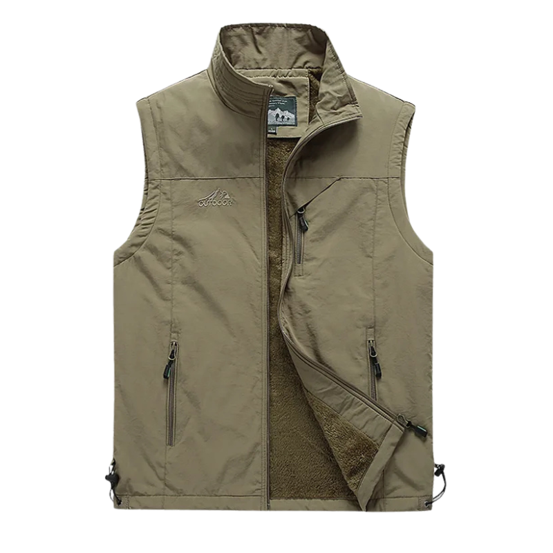 Warm Camping Fishing Vest Male Military Tactical Jacket Winter Fleece Hiking Coat Hunting Vest Waistcoat Man Thermal Clothes 5XL