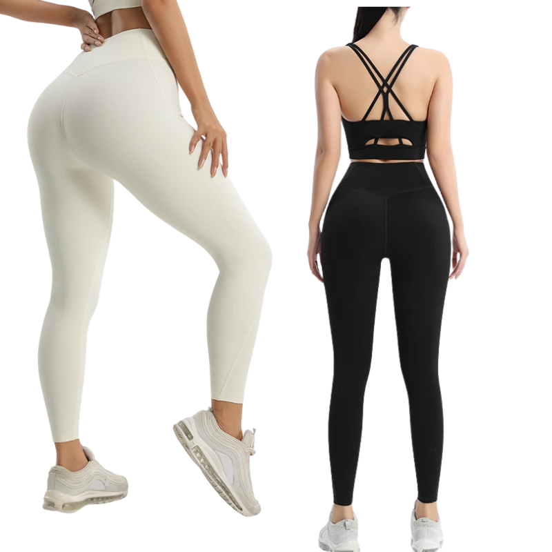 Women's Gym Two Piece Set Yoga Bra Underwear Tight Training Pants Bottom Pants Fitness Clothing Fitness Pants Set Exercise Set