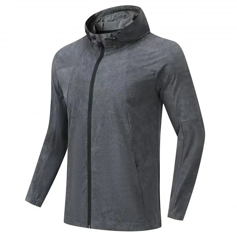 Men Compression Sport Jacket Top Gym Running Clothing Quick Dry Fitness Tight Sportswear Hiking Jogging Coat Sweatshirt Outdoor