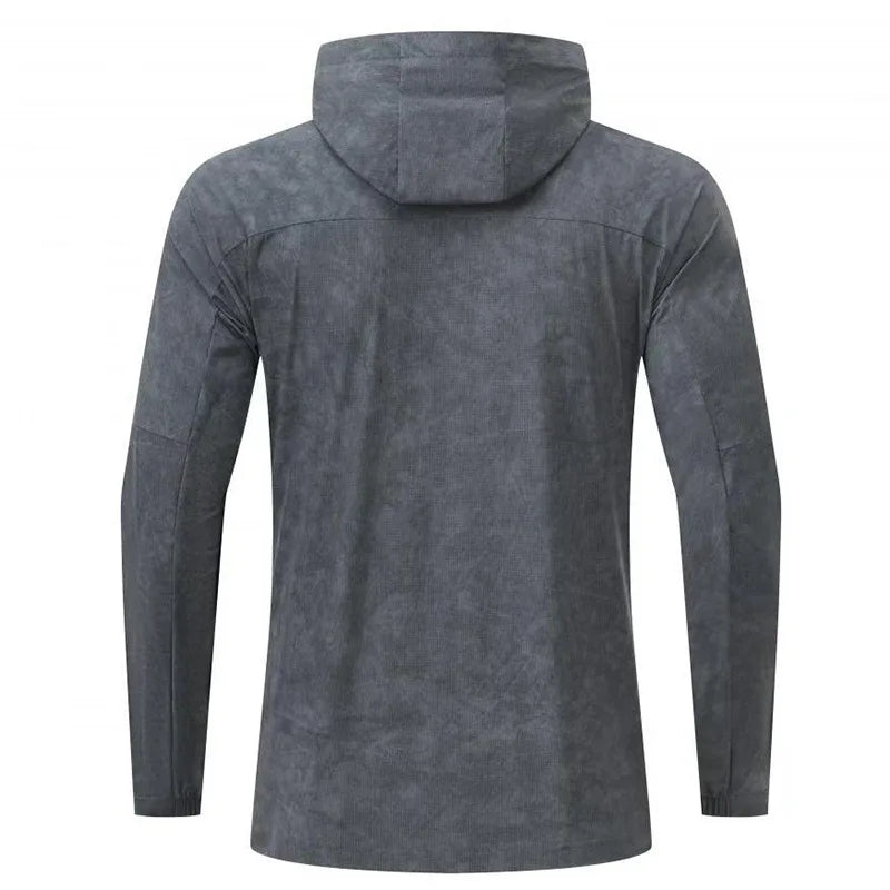 Men Compression Sport Jacket Top Gym Running Clothing Quick Dry Fitness Tight Sportswear Hiking Jogging Coat Sweatshirt Outdoor