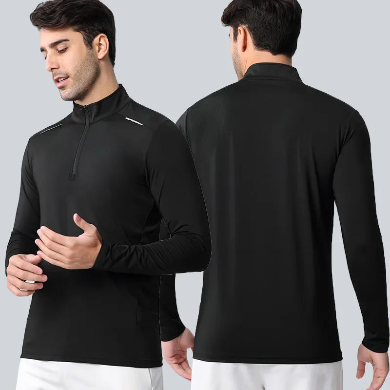 Men's Long Sleeves T-shirt Gym Yoga Top Fitness Wear Jerseys Golf Clothes Marathon Sweatshirt Tee Running Athletics Shirt