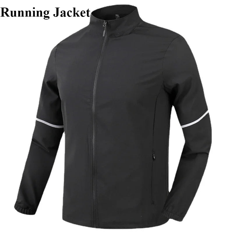 Sports Top Men'S Autumn And Winter Jacket Long-Sleeved Warm Hoodie Jacket Basketball Training Running Fitness Clothes
