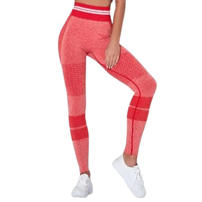 Summer New Women's Knitted Seamless Hollow Hip-lifting Yoga Pants Sports Bra High WaistLeggings Set Gym Running Training Wear