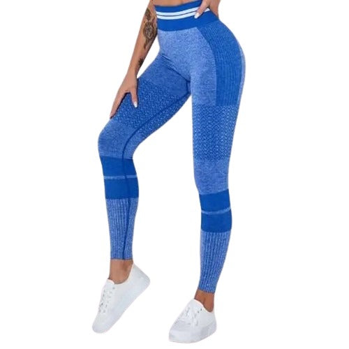 Summer New Women's Knitted Seamless Hollow Hip-lifting Yoga Pants Sports Bra High WaistLeggings Set Gym Running Training Wear