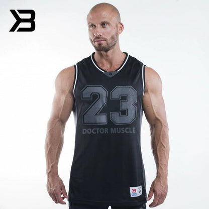 Muscle Doctor Gym Fashion Trend Mesh Waistcoat