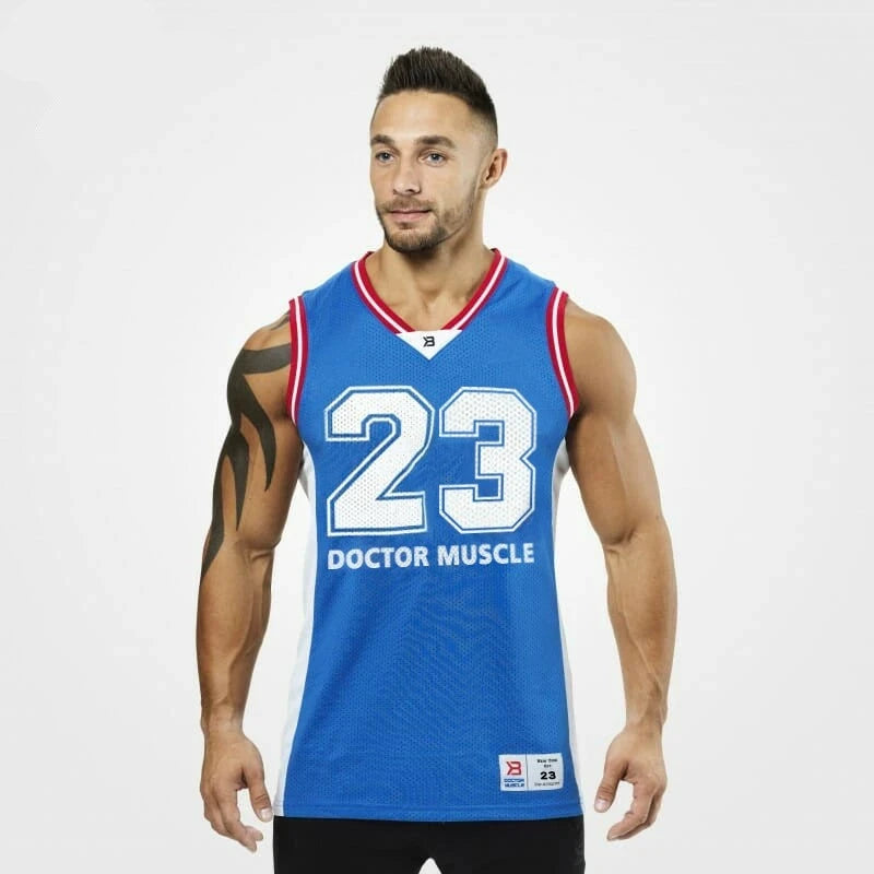 Muscle Doctor Gym Fashion Trend Mesh Waistcoat