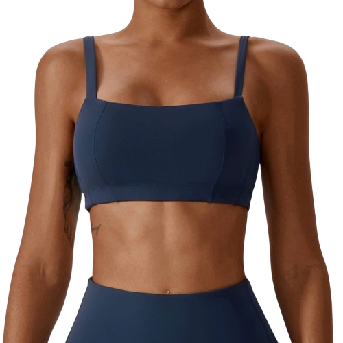 Yoga vest, fitted sports bra for back training clothing with chest pad