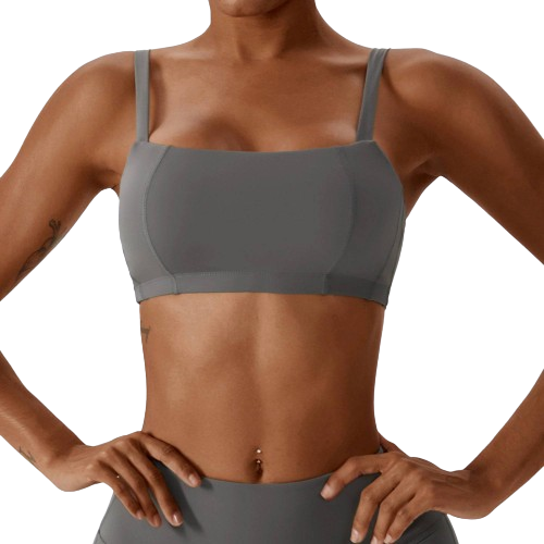 Yoga vest, fitted sports bra for back training clothing with chest pad