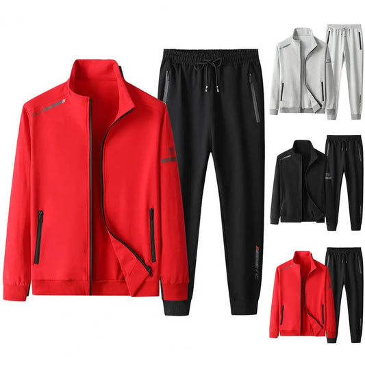 Men's Sportswear Set: Fitness Pants and Jacket