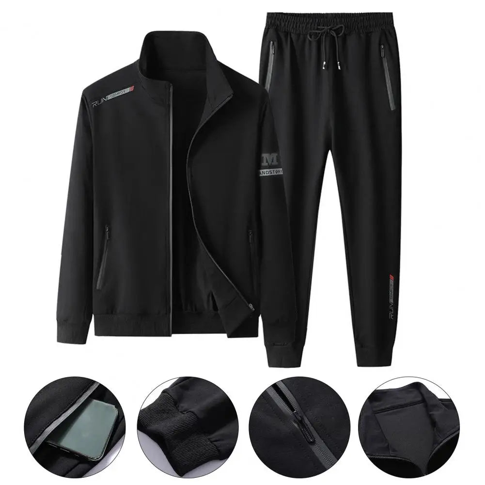 Men's Sportswear Set: Fitness Pants and Jacket