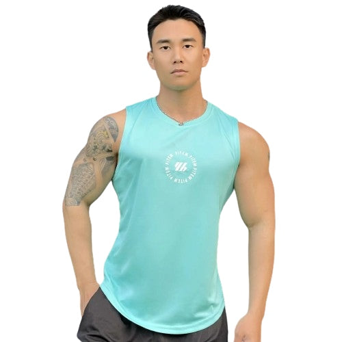 Casual sleeveless athletic shirt for fitness training, basketball, and gym sports