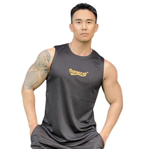 Casual sleeveless athletic shirt for fitness training, basketball, and gym sports